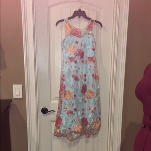 Floral Embroidered Dress